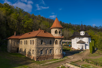 Image showing Nuns monastery view near the Rudi village in Moldova
