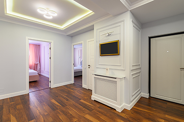 Image showing Spacious luxury hallway interior
