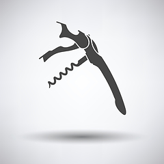 Image showing Waiter corkscrew icon