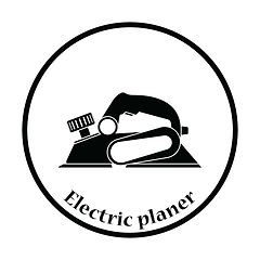 Image showing Icon of electric planer