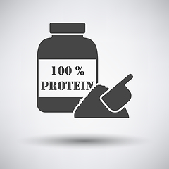 Image showing Protein conteiner icon