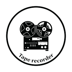 Image showing Reel tape recorder icon