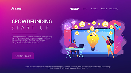 Image showing concept landing page.