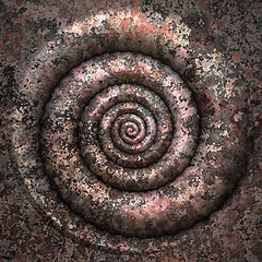 Image showing petrification spiral