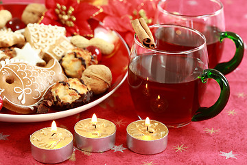 Image showing Hot drink for Christmas