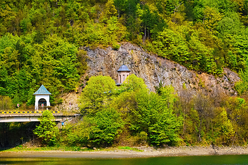 Image showing Church in the Carpathian mountains