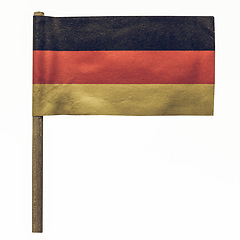 Image showing Vintage looking Germany flag isolated