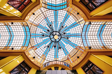 Image showing Glass roof of an Old passage in Oradea