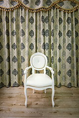 Image showing Old armchair in the room 