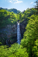 Image showing Kegon falls, Nikko, Japan