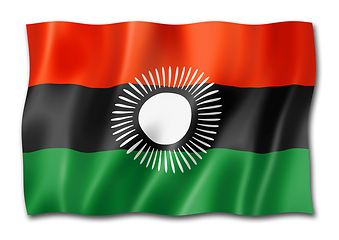 Image showing Malawi flag isolated on white