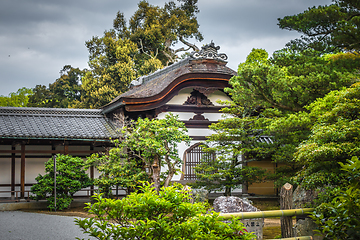 Image showing Building in Kinkaku-ji temple, Kyoto, Japan