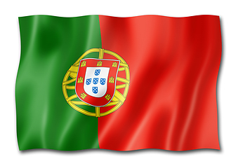 Image showing Portuguese flag isolated on white