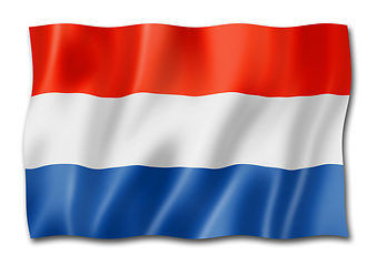 Image showing Netherlands flag isolated on white