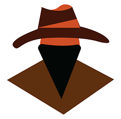 Image showing A cowboy hat vector or color illustration