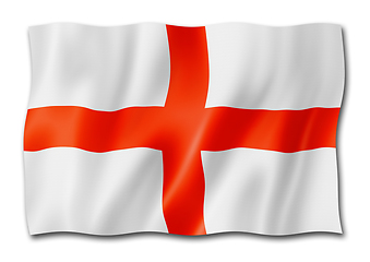 Image showing English flag isolated on white