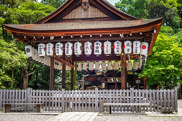 Image showing shoren-in temple garden, Kyoto, Japan