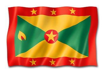 Image showing Grenada flag isolated on white