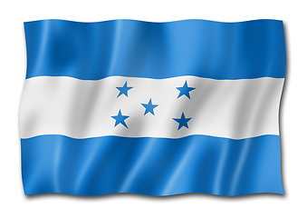 Image showing Honduras flag isolated on white