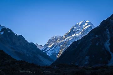 Image showing Aoraki Mount Cook landscape, New Zealand