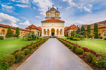 Image showing Coronation Cathedral in Alba Carolina Citadel 