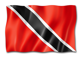 Image showing Trinidad And Tobago flag isolated on white