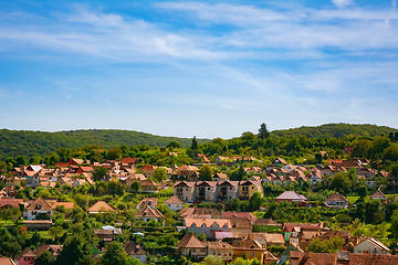 Image showing View over the City of Sighisoara