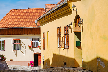 Image showing Street in Sighisoara