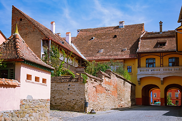 Image showing Small Medieval Fortified City