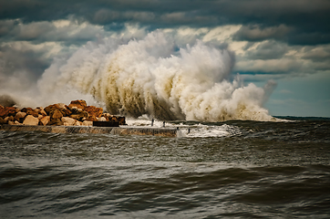 Image showing Wave on the Black Sea