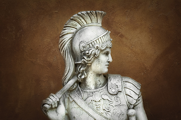 Image showing Portrait of an ancient hero