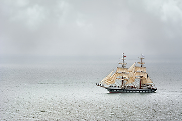 Image showing Two Masted Sailing Ship