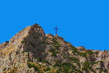 Image showing Caraiman Peak in the Bucegi Mountains