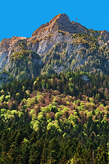 Image showing Caraiman Peak in the Bucegi Mountains