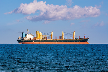 Image showing Cargo Ship in the Sea