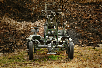 Image showing An Old Artillery Gun