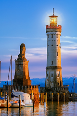 Image showing Lighthouse in Lindau