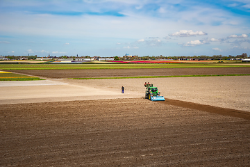 Image showing Tractor in a Field