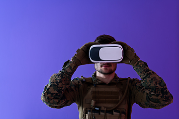 Image showing soldier virtual reality