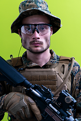 Image showing soldier on drugs