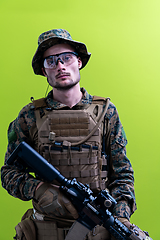 Image showing soldier on drugs