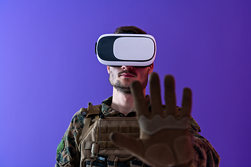 Image showing soldier virtual reality