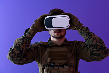 Image showing soldier virtual reality