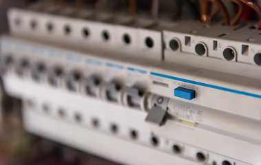 Image showing new automated system of electric power supply and distribution