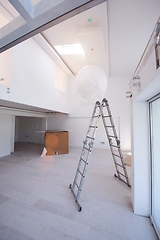 Image showing ladder in Interior of apartment