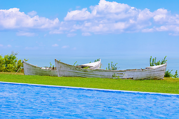 Image showing Two Old Boats 