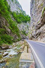 Image showing Narrow part of Bicaz Gorge