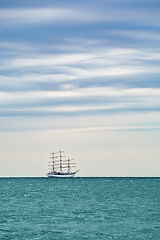 Image showing Sailing Ship in the Sea