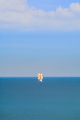 Image showing Sailing Ship in the Sea