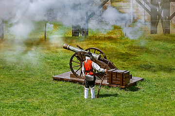 Image showing The Cannon is Ready to Shoot